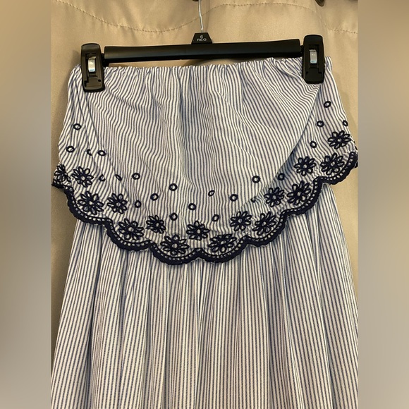 Jessica Simpson Pinstripe Jumpsuit / Romper - Picture 7 of 8